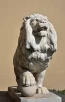 One of the four Wesley lions by Ettore Cadorin